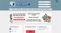 Desktop Screenshot of greensburglibrary.org